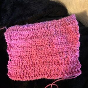 Handmade Pink crochet hand cloth/rag